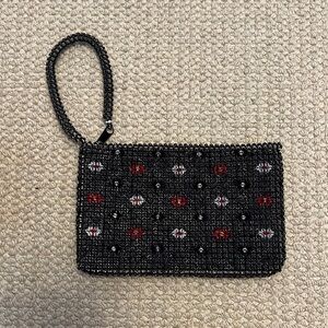 Beaded wristlet/mini purse